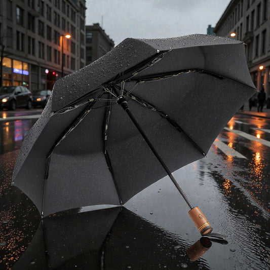 Trivanaq 12-Rib Heavy Duty Automatic Umbrella